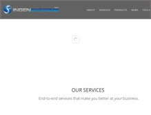 Tablet Screenshot of ingensystems.com
